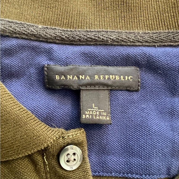 Men’s Banana Republic Short Sleeved Polo- Size L - Picture 7 of 10